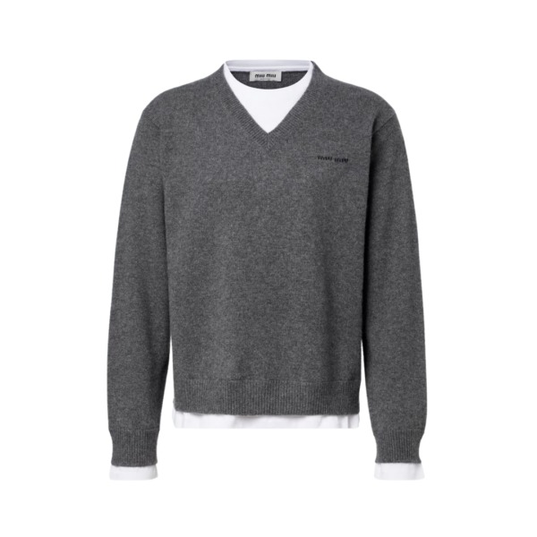 Layered Cashmere Grau