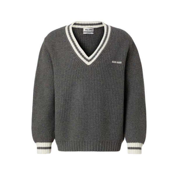 Wool Cashmere Grau