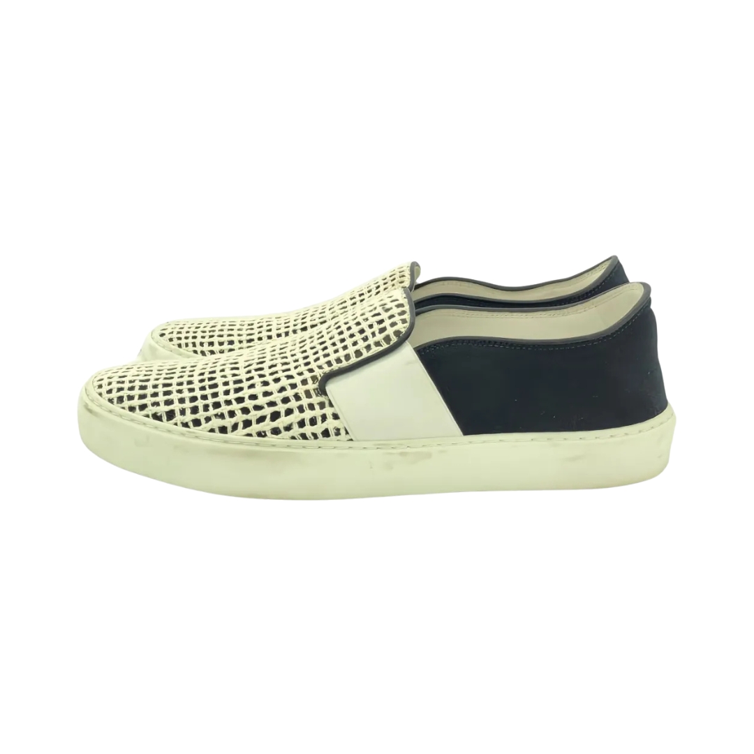 Slip-On Schwarz/Creme