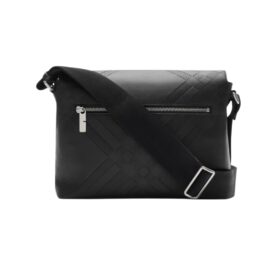 Embossed Check Schwarz 27 cm