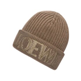 Beanie wool Hellbraun