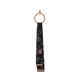 Scarf Wool Schwarz