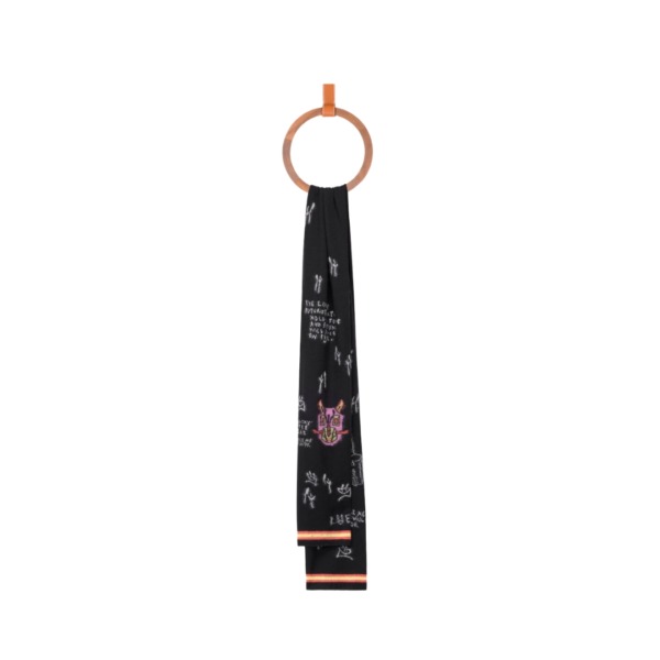 Scarf Wool Schwarz