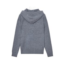 Anagram Zip Hoodie Grau
