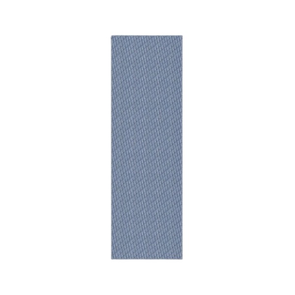 Oblique Stole Blau