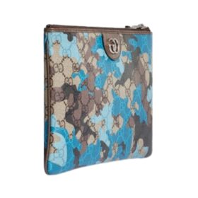 Pouch Blau/Braun 10 cm