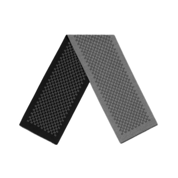 Jacquard Grau/Schwarz