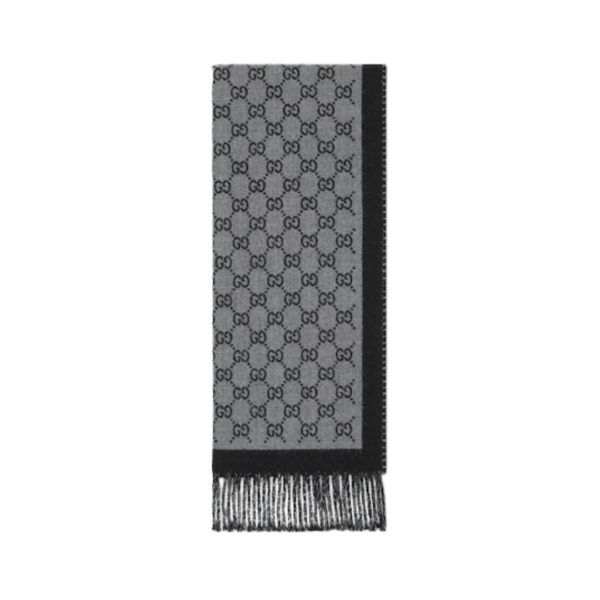 Jacquard Grau/Schwarz