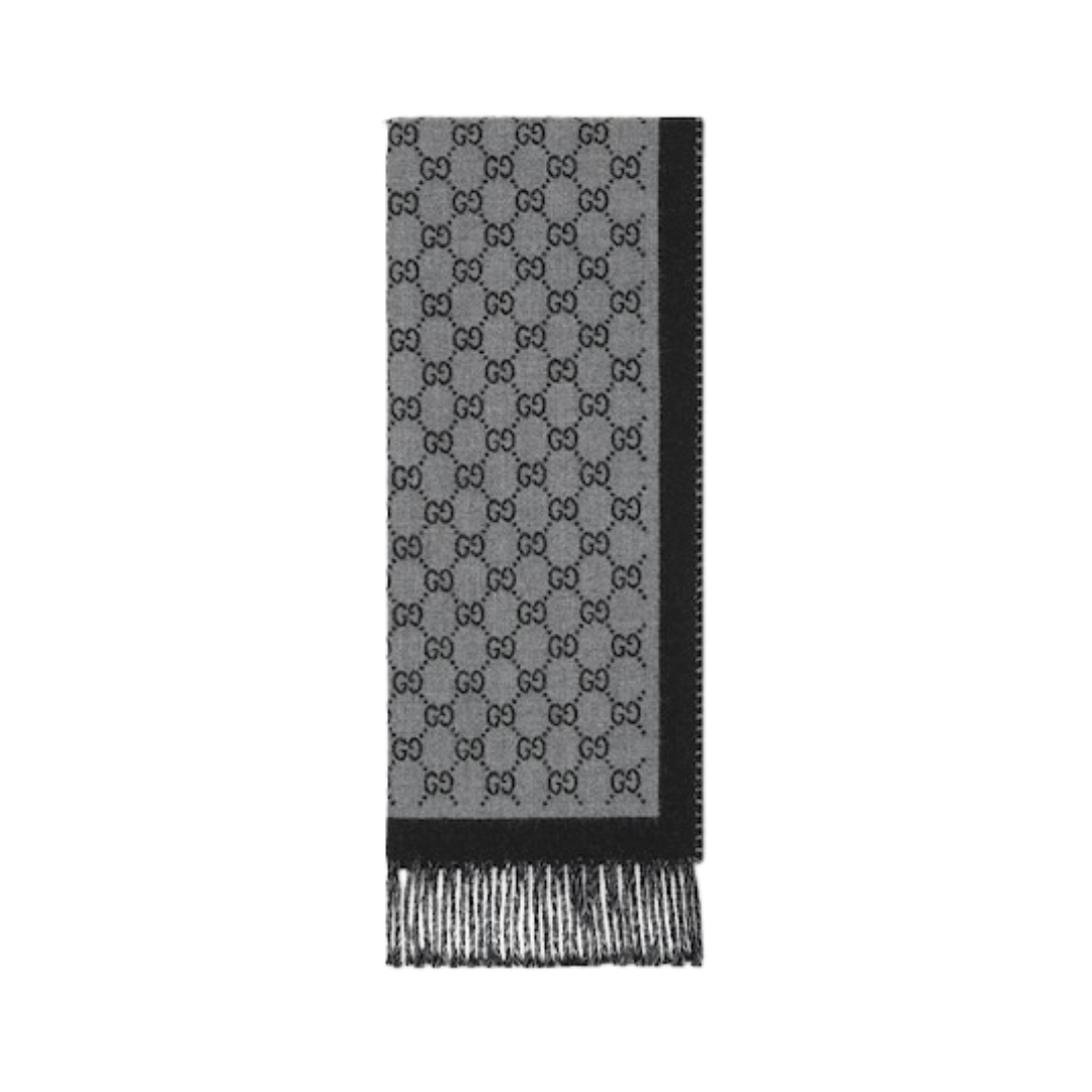 Jacquard Grau/Schwarz