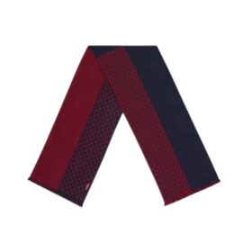 Jacquard Marineblau/Rot