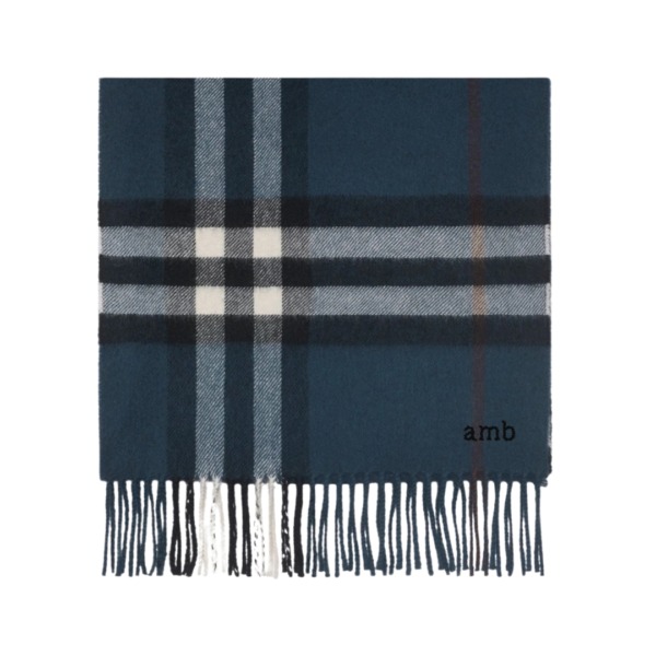 Cashmere Blaugrau/Marineblau