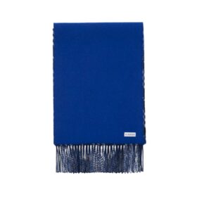Check Cashmere Blau/Schwarz