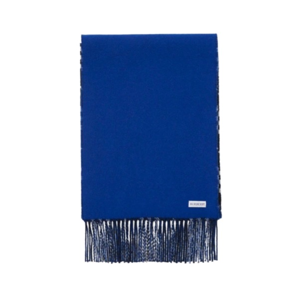 Check Cashmere Blau/Schwarz
