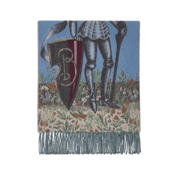 Knight Portrait Hellblau