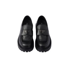 Leather Loafers Schwarz