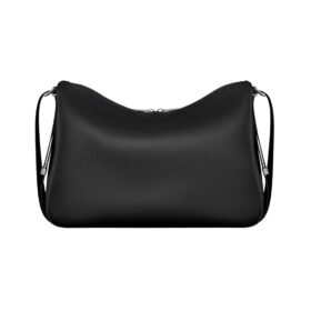 Zipped Hobo Schwarz 43 cm