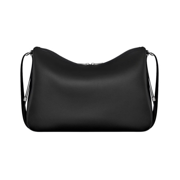 Zipped Hobo Schwarz 43 cm