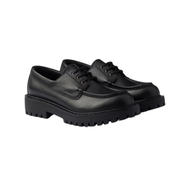 Leather Loafers Schwarz