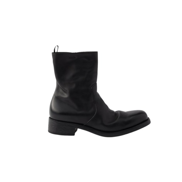 Zipper Boots Schwarz