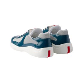 Patent Leather Blau & Weiß