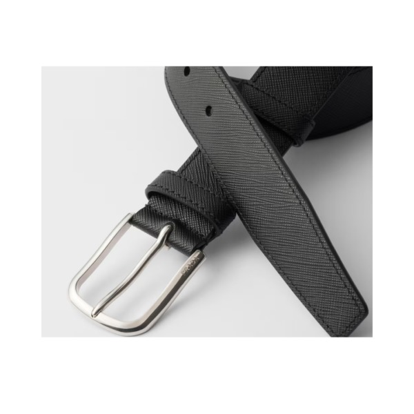 Saffiano Schwarz 3.3cm
