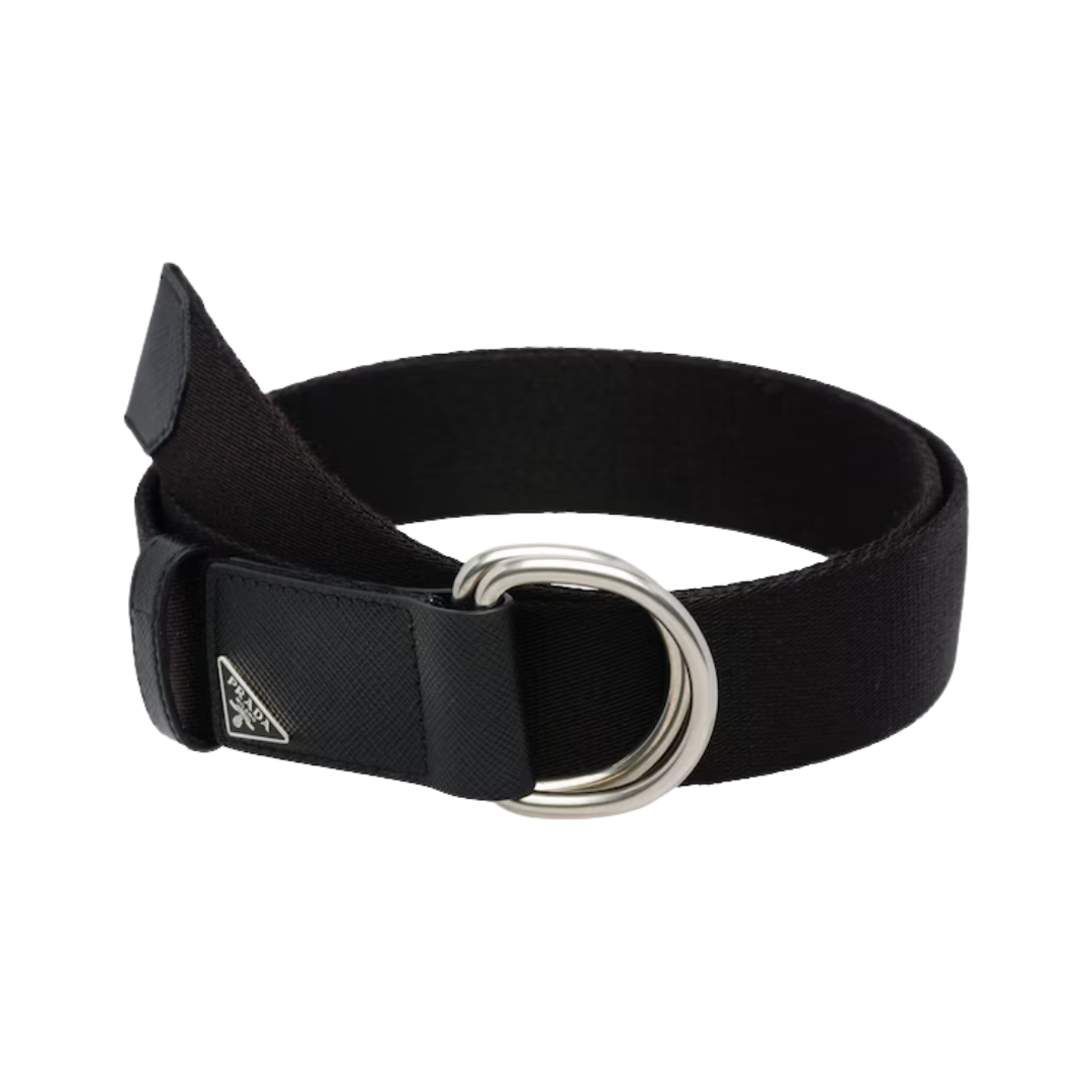 Re-Nylon Schwarz 3.5 cm