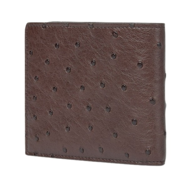 Ostrich Bifold Braun 3.6 cm