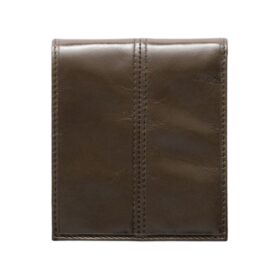 Leather Wallet Militärgrün 11 cm
