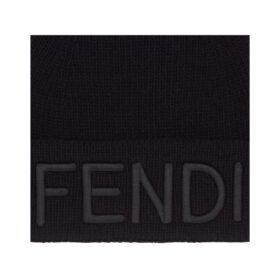 Beanie Wool Schwarz