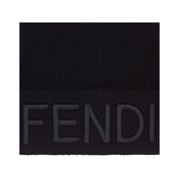 Beanie Wool Schwarz