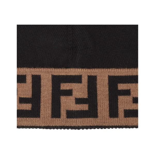 FF Beanie Wool Schwarz