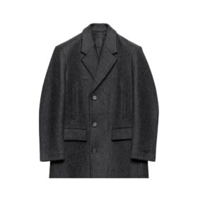 Wool Coat Schiefergrau