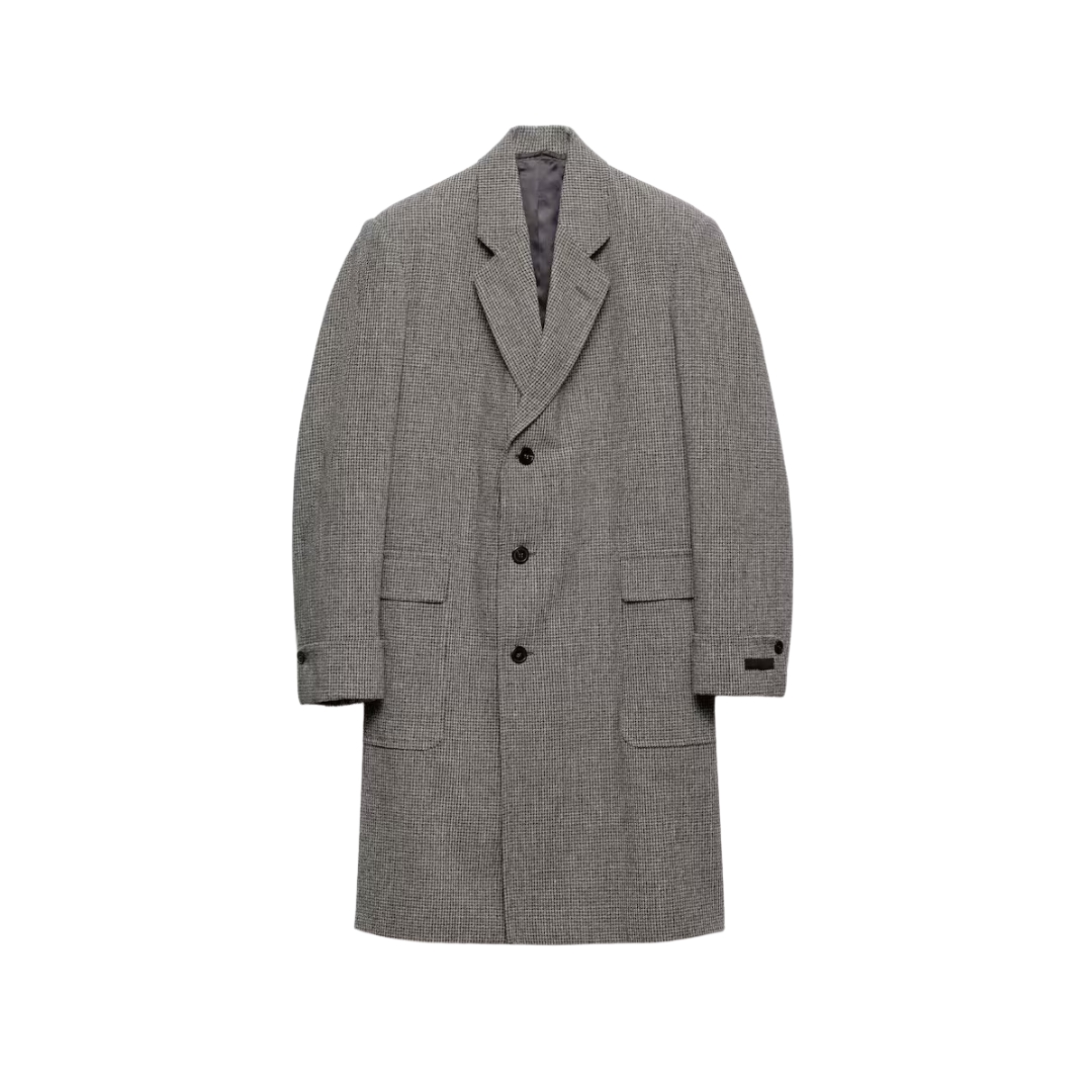 Houndstooth Schiefergrau