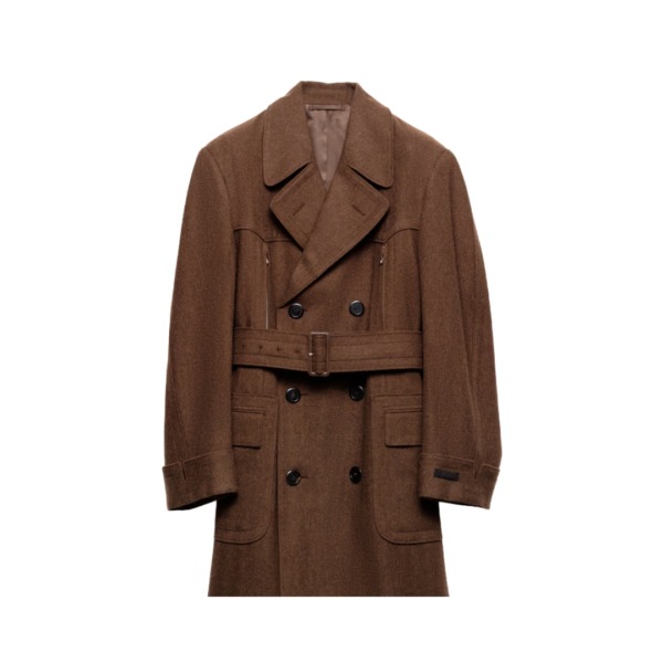 Double Wool Tabakbraun