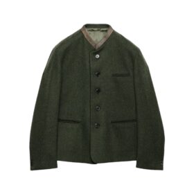 Breasted Wool Lodengrün