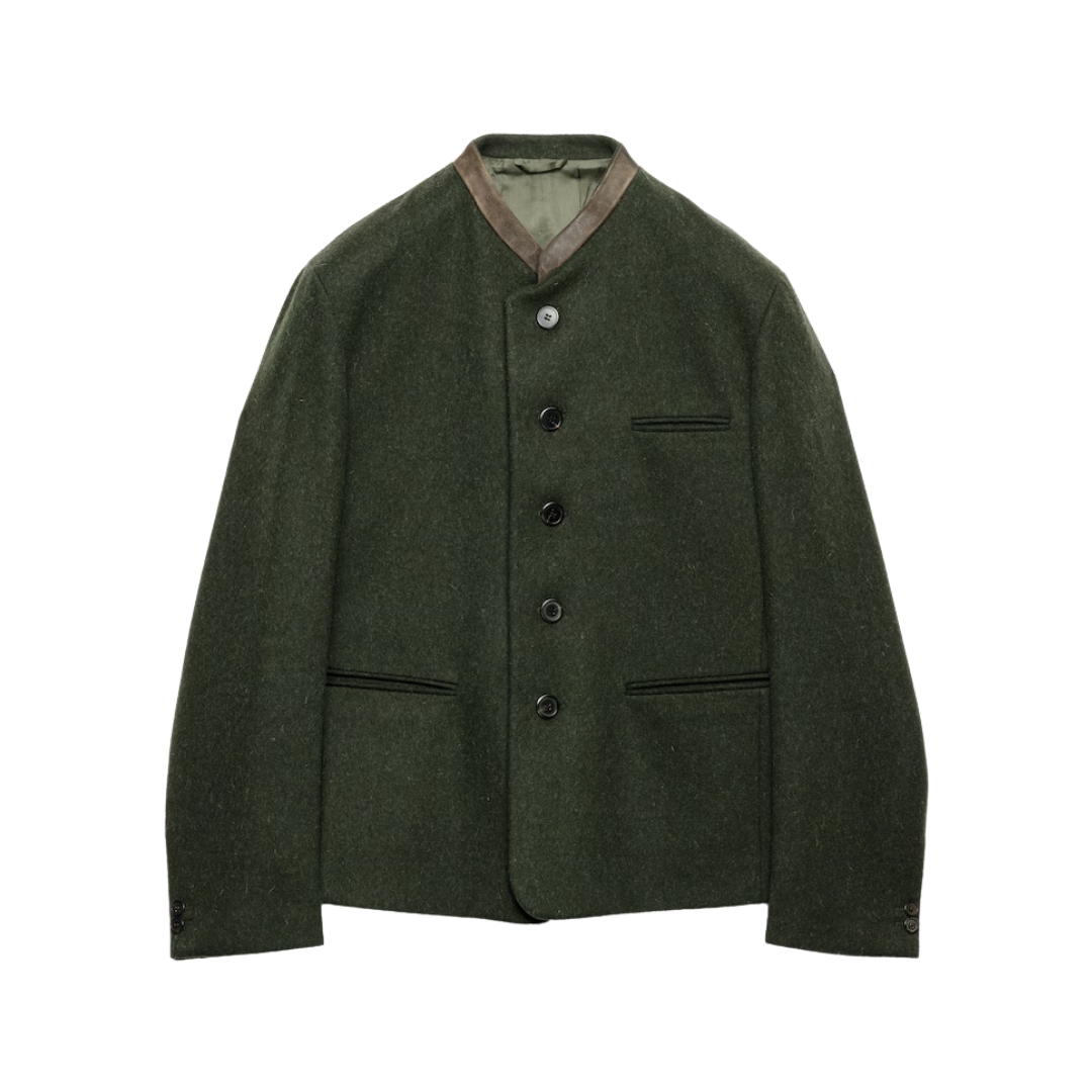 Breasted Wool Lodengrün