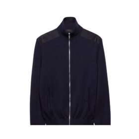 Zip Cashmere Marineblau