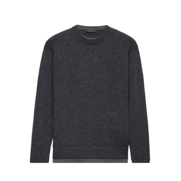 Fine Knit Anthrazitgrau
