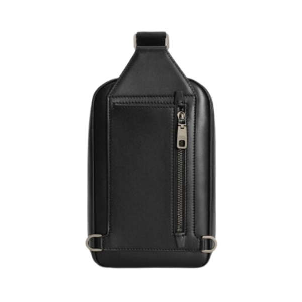 Calfskin Raised Schwarz 15 cm