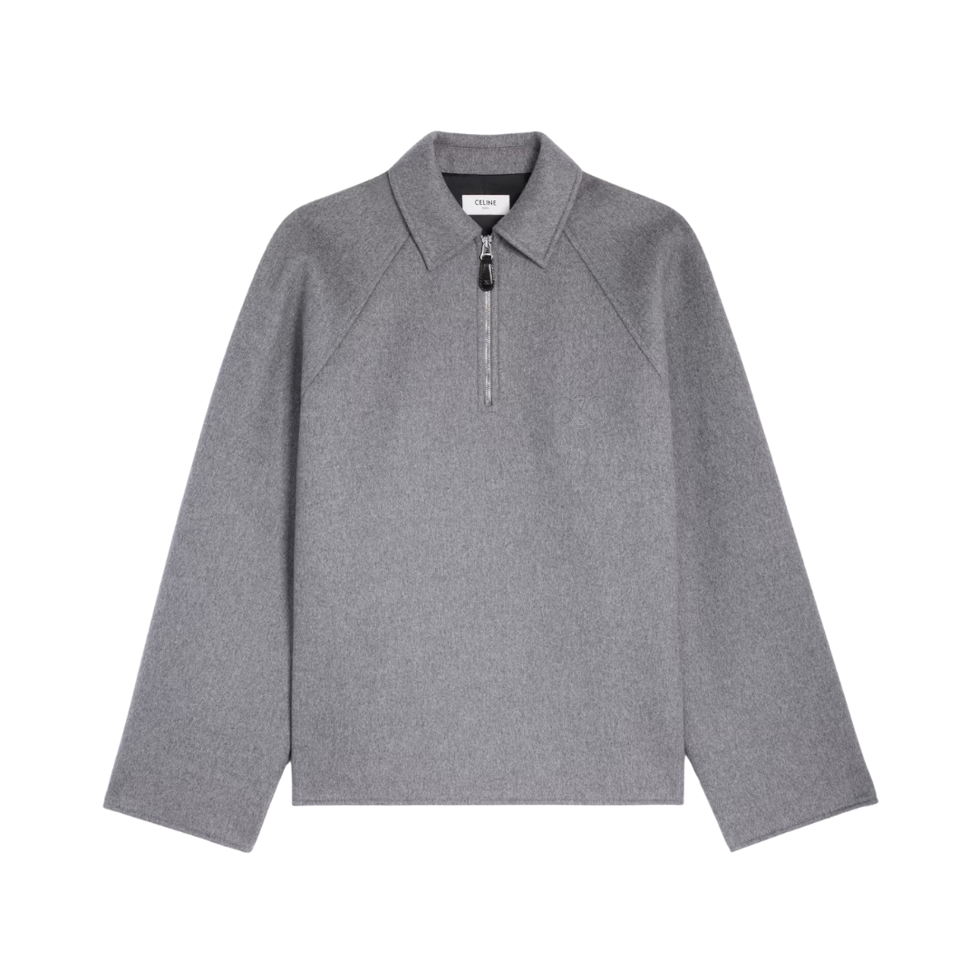 Double Face Cashmere Grau
