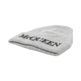 Embroidered-Logo Grau