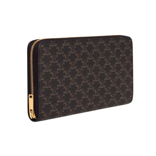 Zipped Triomphe Schwarz 19cm