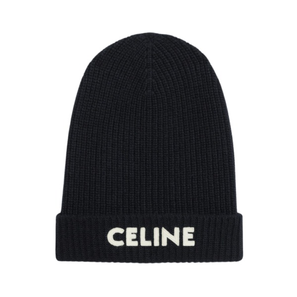 Ribbed Wool Schwarz