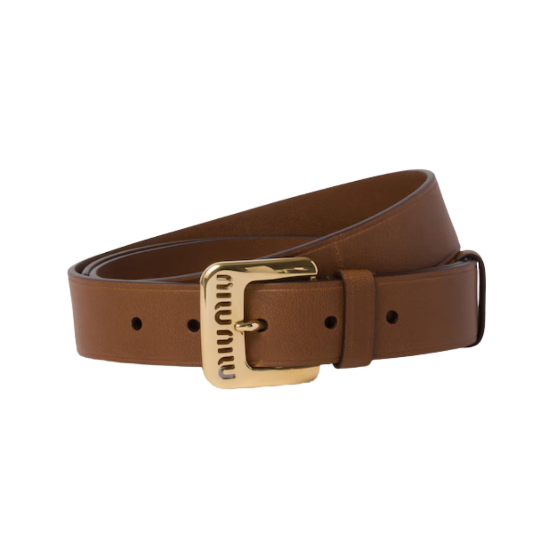 Nappa Leather Braun 3 cm