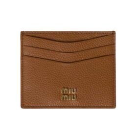 Card Leather Braun 8.5 cm