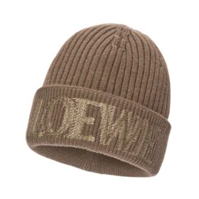 Beanie wool Hellbraun