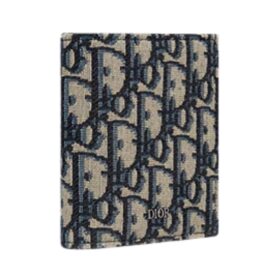 Bifold Wallet Schwarz/Beige 9 cm
