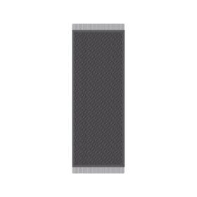 Oblique Scarf Grau/Schwarz