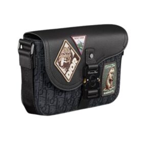 Saddle Messenger Schwarz 23 cm