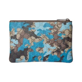 Pouch Blau/Braun 10 cm
